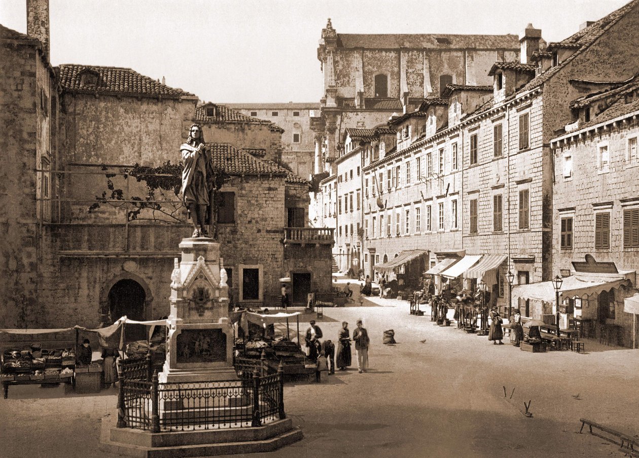 Umieść Gundulica w Ragusie. sd. koniec XIX wieku. autorstwa Unknown artist