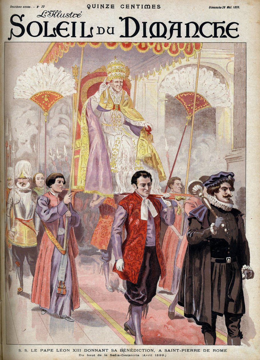 Papież Leon XIII (Leo XIII, Gioacchino Pecci autorstwa Unknown artist