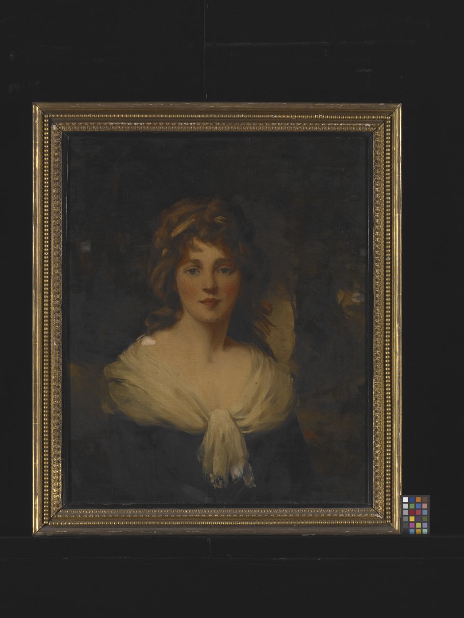 Portret dziewczynki (olej na płótnie) autorstwa Unknown artist