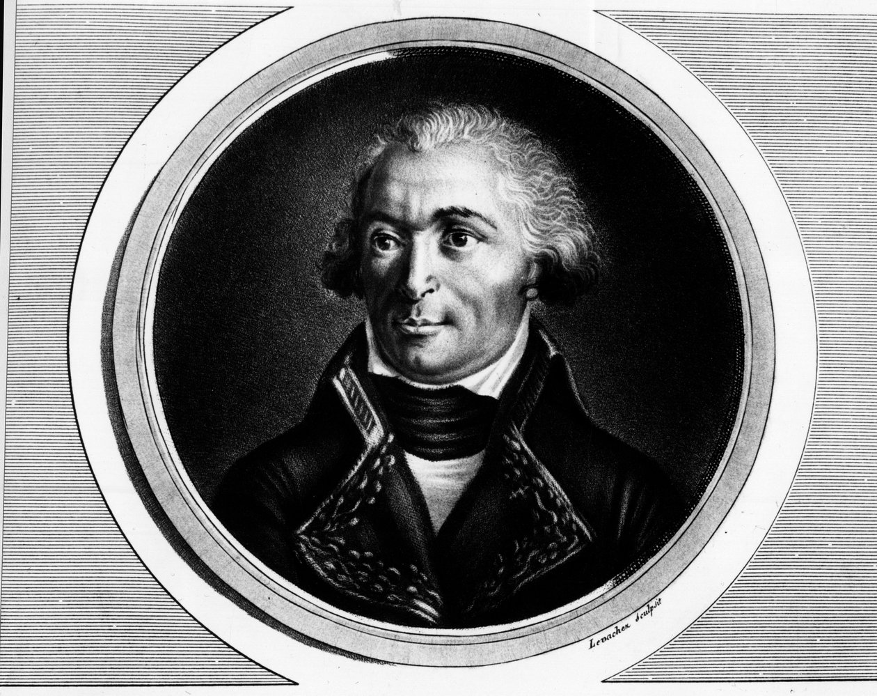 Pełnowymiarowy portret Charlesa Pichegru (1761-1804), głównodowodzącego wojsk Północy, Sambry i Mozy, Renu i Mozeli. grawer w „”Kompletny zbiór historycznych obrazów rewolucji francuskiej, w trzech tomach””” 1804. autorstwa Unknown artist