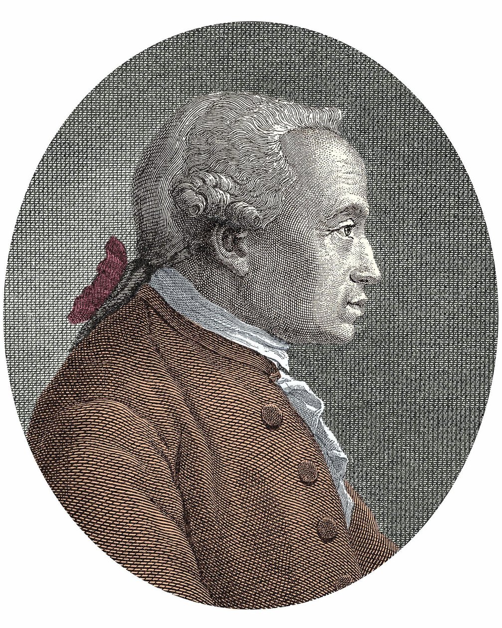 Portret (Immanuela) Emmanuela KantKanta (1724 - 1804) niemieckiego filozofa autorstwa Unknown artist