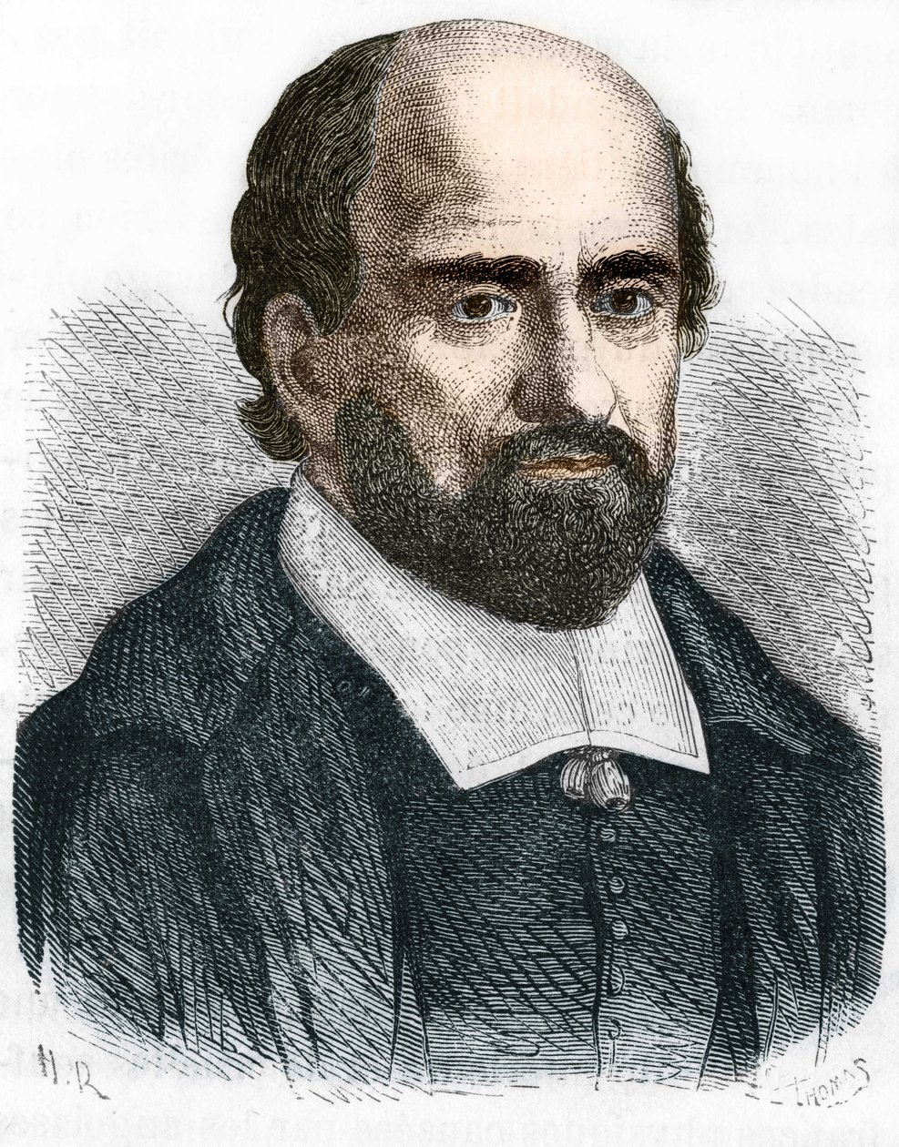Portret (Jean Duvergier de Hauranne) opactwa św Cyran autorstwa Unknown artist