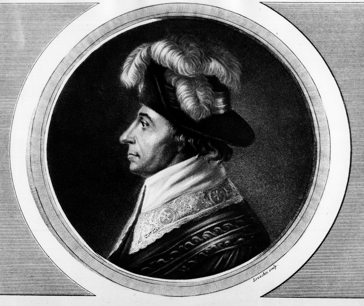 Portret opata Emmanuela Josepha Sieyesa (1748-1836), francuskiego polityka. Grawer w „”Kompletny zbiór obrazów historycznych rewolucji francuskiej, w trzech tomach.””” 1804. autorstwa Unknown artist