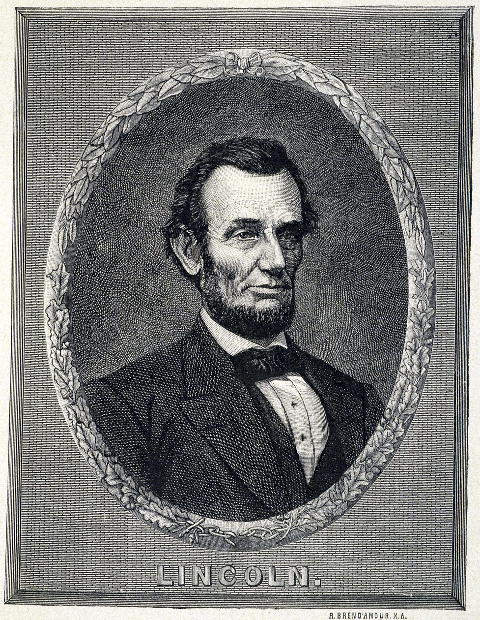 Portret Abrahama Lincolna (1809¿1865), prezydenta Stanów Zjednoczonych Ameryki autorstwa Unknown artist