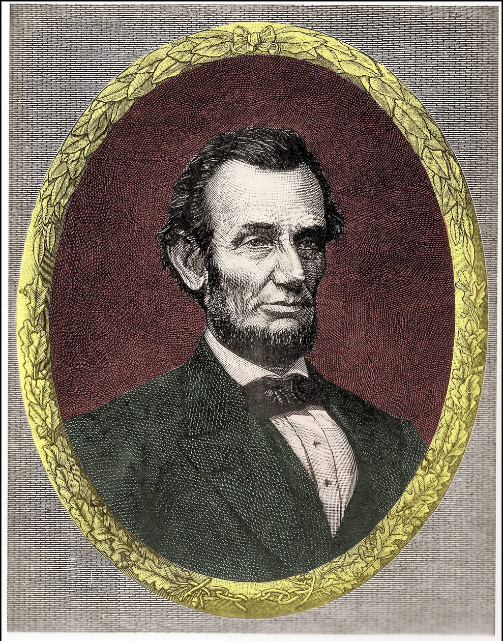 Portret Abrahama Lincolna (1809 - 1865) 16. Prezydent Stanów Zjednoczonych (1861 - 1865) autorstwa Unknown artist