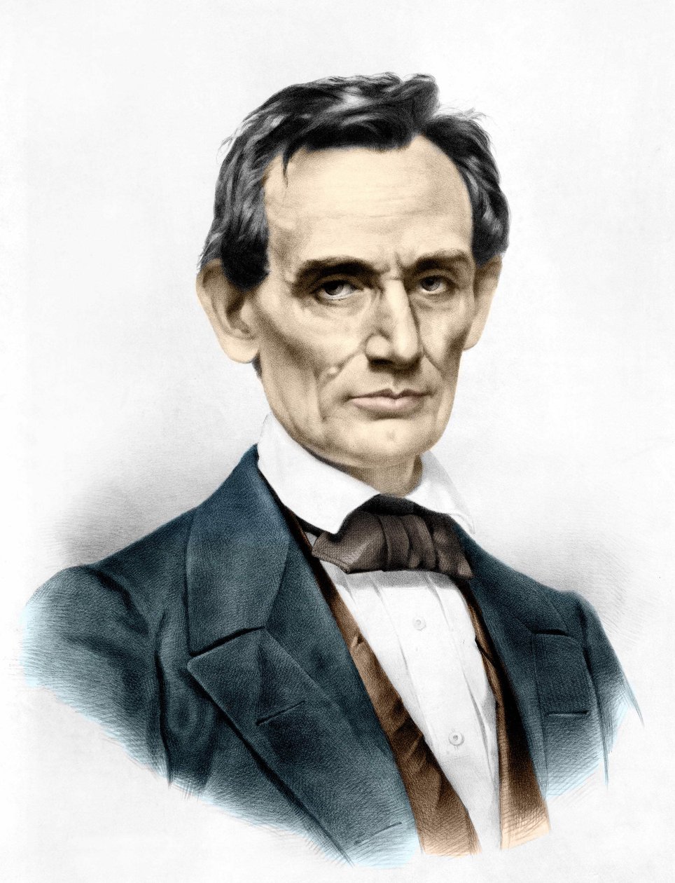 Portret Abrahama Lincolna (1809 - 1865) 16. prezydenta Stanów Zjednoczonych. autorstwa Unknown artist
