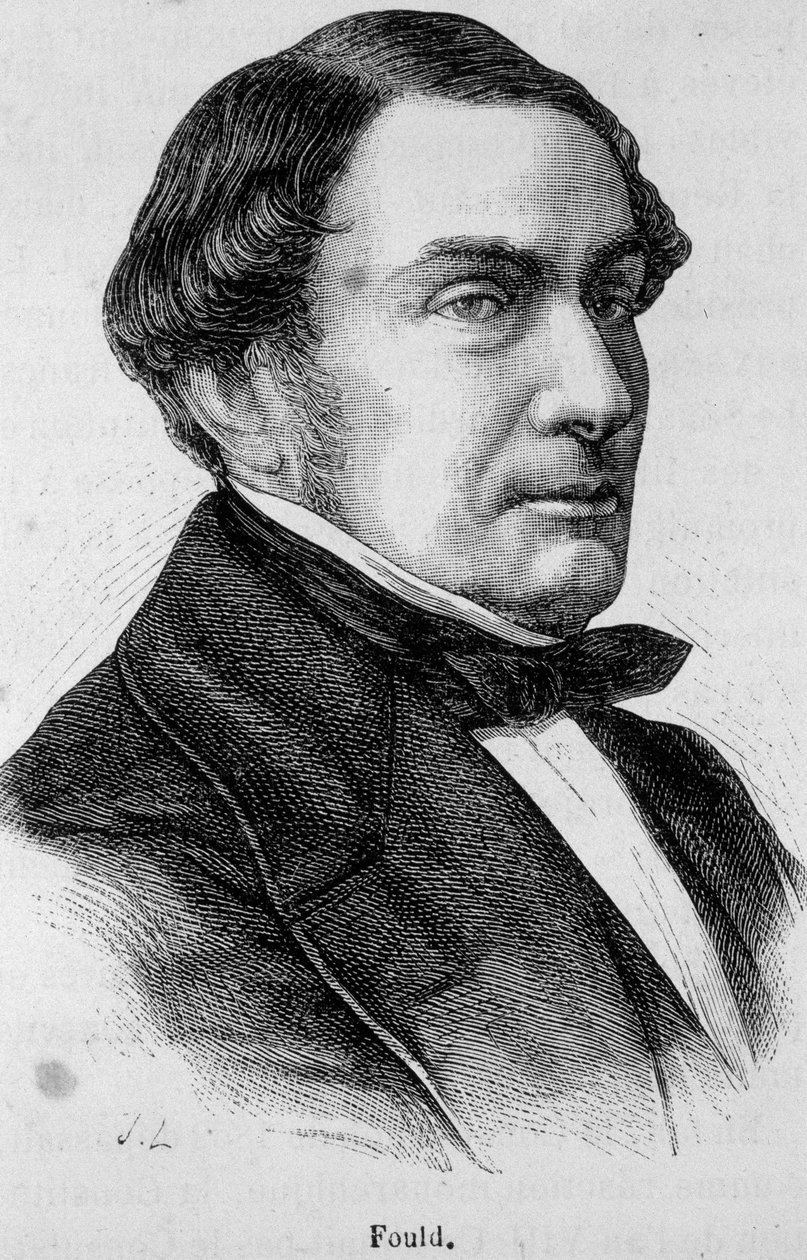 Portret Achille Foulda (1800-1867), francuskiego bankiera żydowskiego, zwolennika wolnego handlu i saintsimonizmu. autorstwa Unknown artist