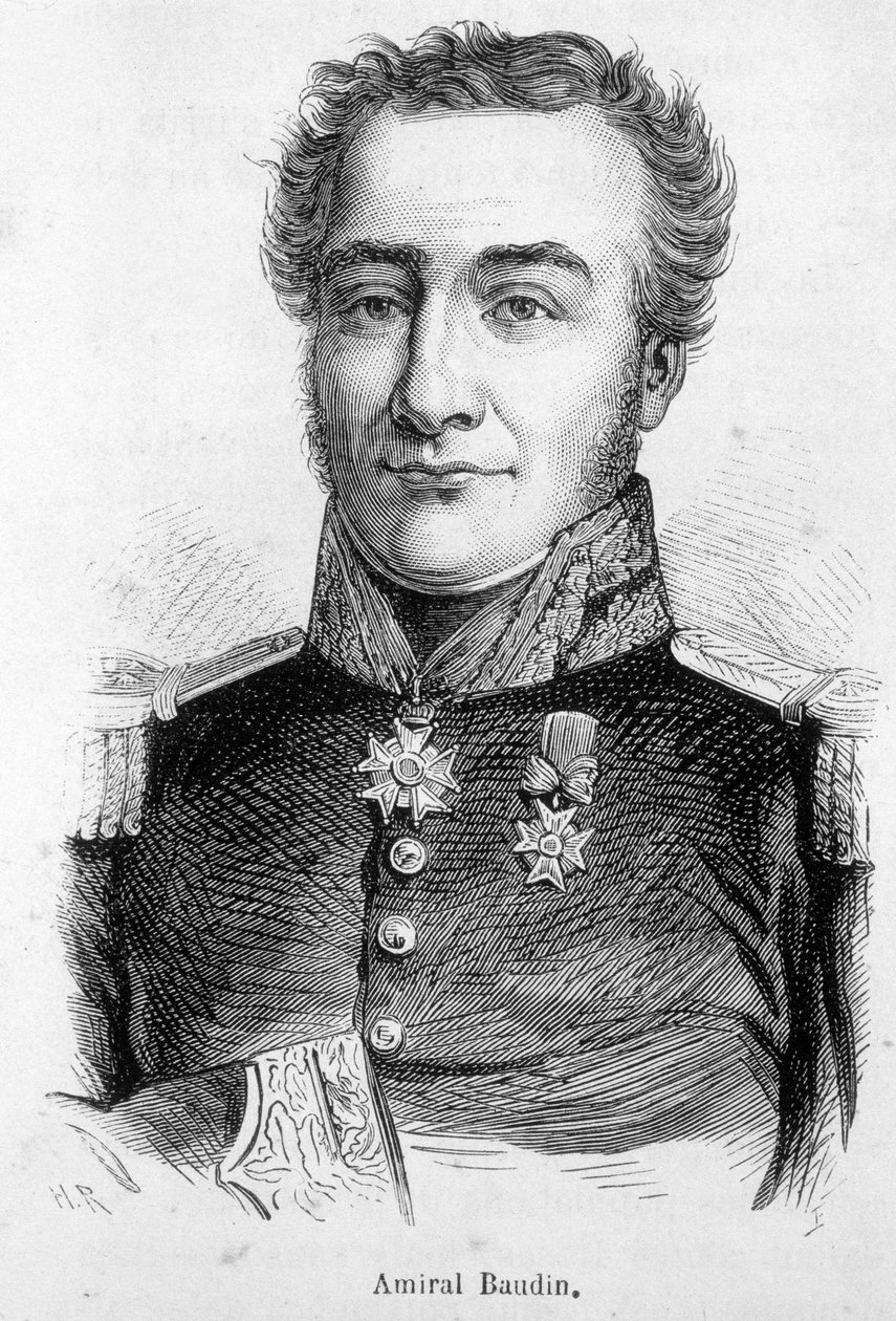 Portret admirała Nicolasa Baudina (1750-1803), francuskiego żeglarza i odkrywcy. autorstwa Unknown artist