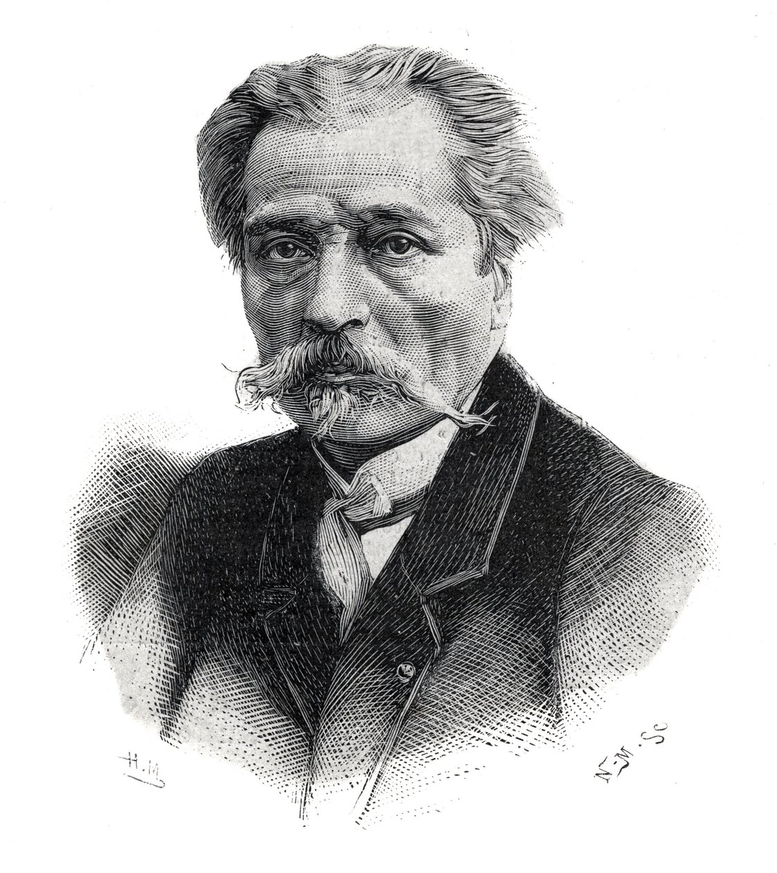 Portret Aime Milleta, francuskiego rzeźbiarza, grawera, medalionu i malarza (1819-1891) autorstwa Unknown artist