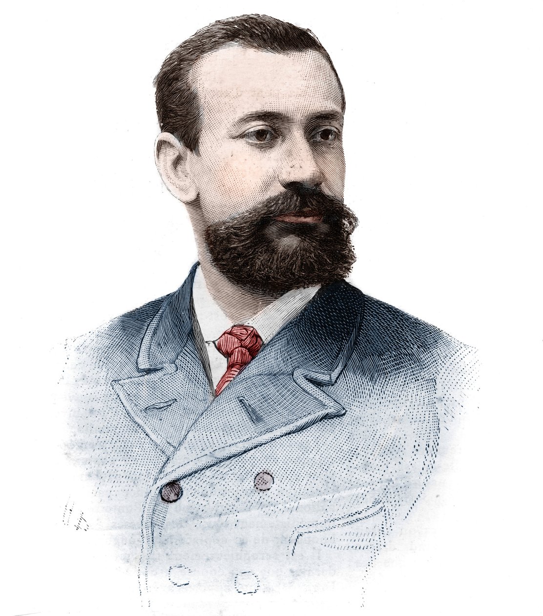 Portret Alberta I Grimaldiego (Albert Honore Charles) (1848-1922), księcia Monako (1889-1922) w „The Illustrious World”, 21 września autorstwa Unknown artist