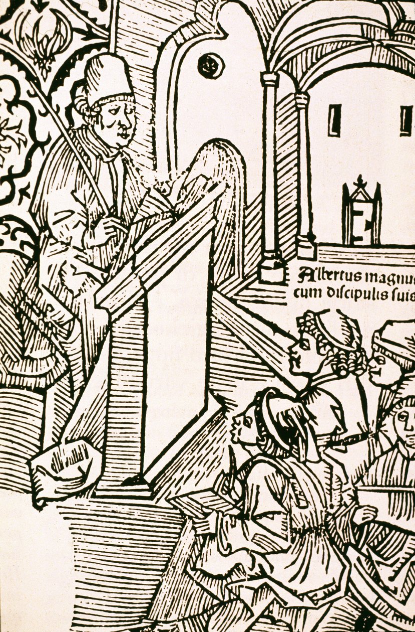 Portret Alberta Wielkiego (Albert Magnus 1206-1280), Św. Alberta Wielkiego (1205-1280) autorstwa Unknown artist