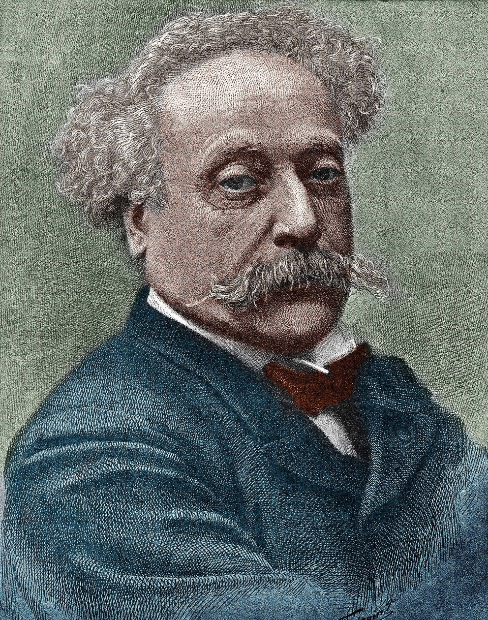 Portret Alexandre Dumas Jr. (1824-1895), francuskiego pisarza. autorstwa Unknown artist