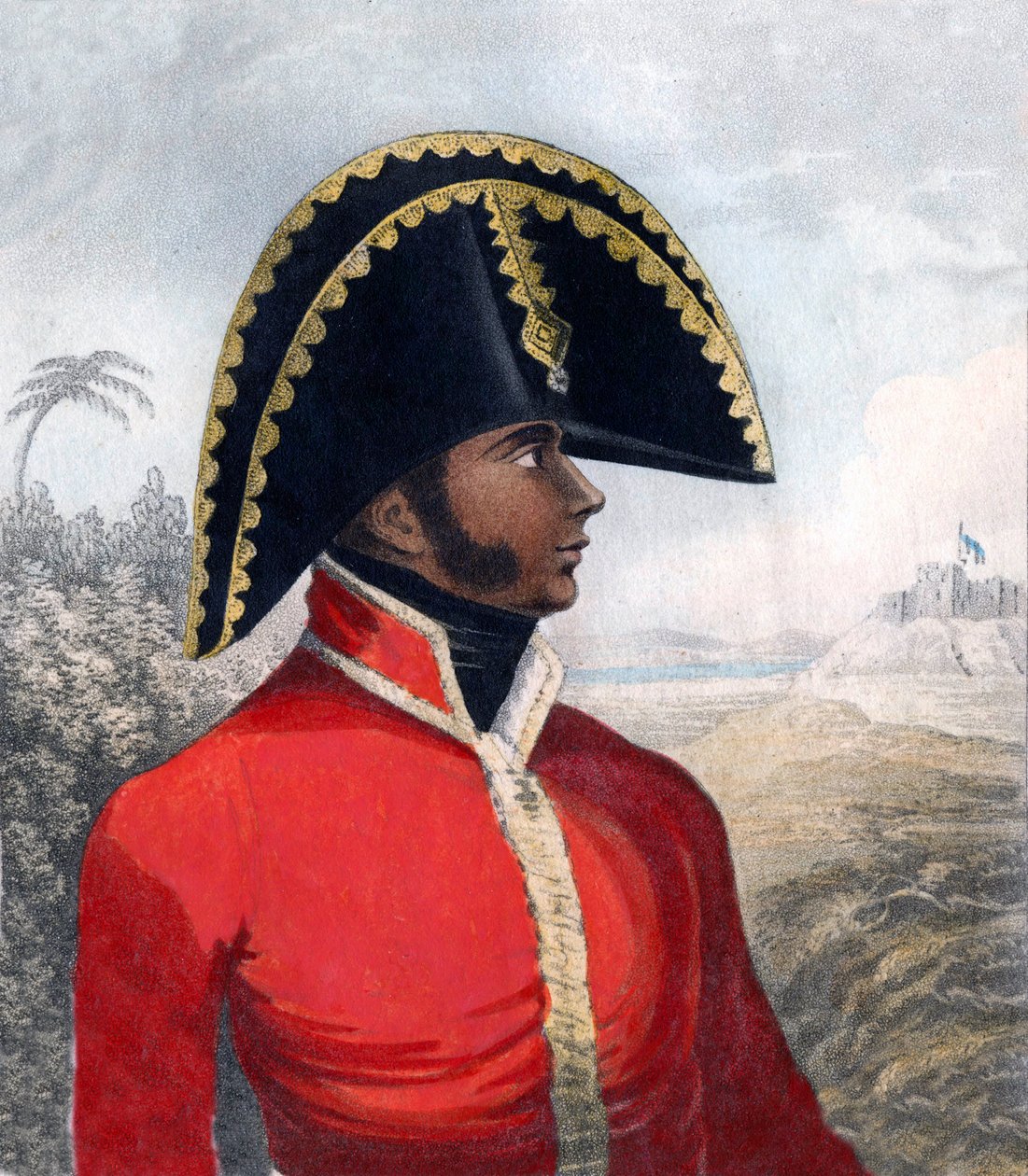 Portret Alexandre Sabes (1770-1818), dit Petion – pierwszego prezydenta Republiki Haiti autorstwa Unknown artist