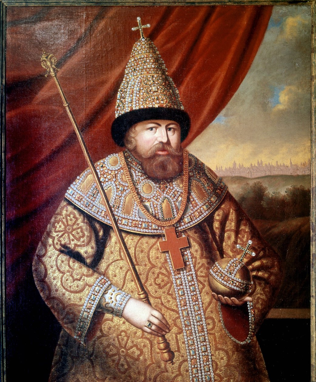 Portret Aleksego Michała Ovitza (1645 - 1676). Gripsholm Sztokholm. autorstwa Unknown artist
