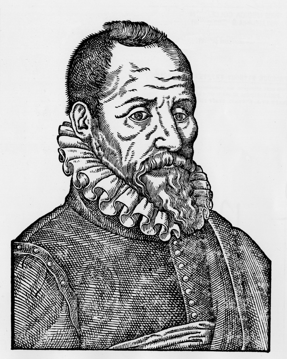 Portret Ambroise Paré (1509-1590), francuskiego chirurga autorstwa Unknown artist
