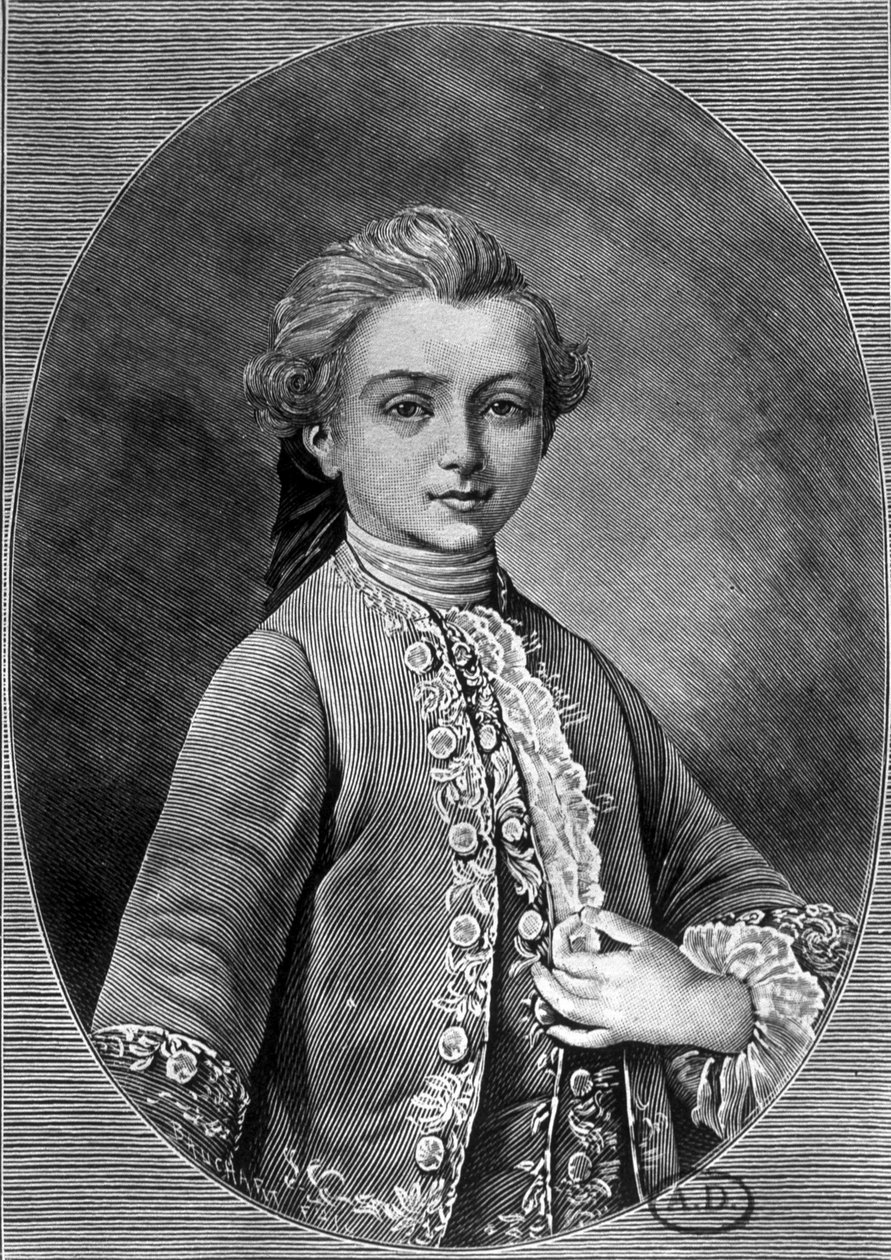 Portret André Cheniera. autorstwa Unknown artist