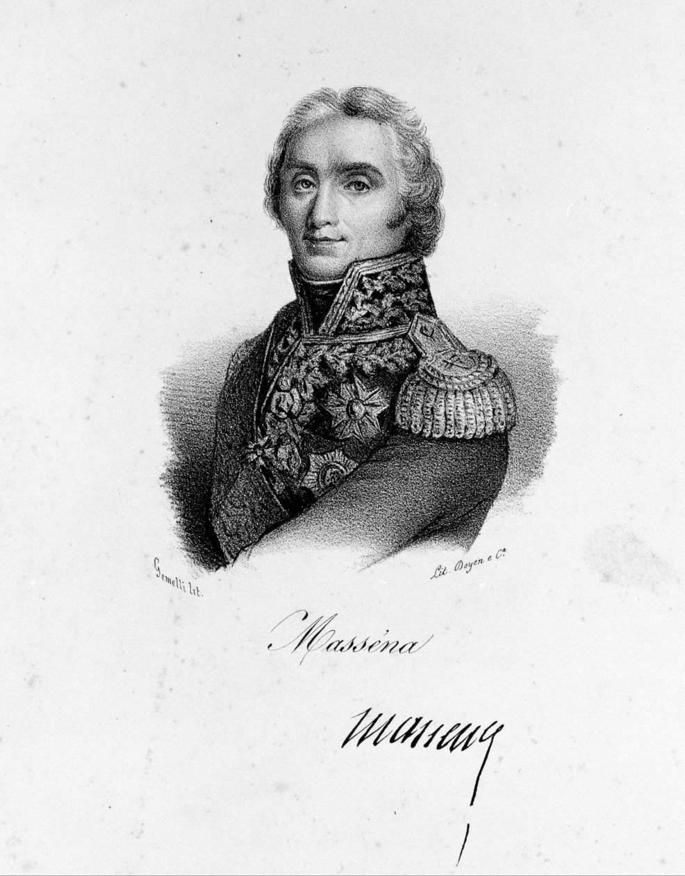 Portret André Masseny (1756 - 1817), marszałka Francji. autorstwa Unknown artist