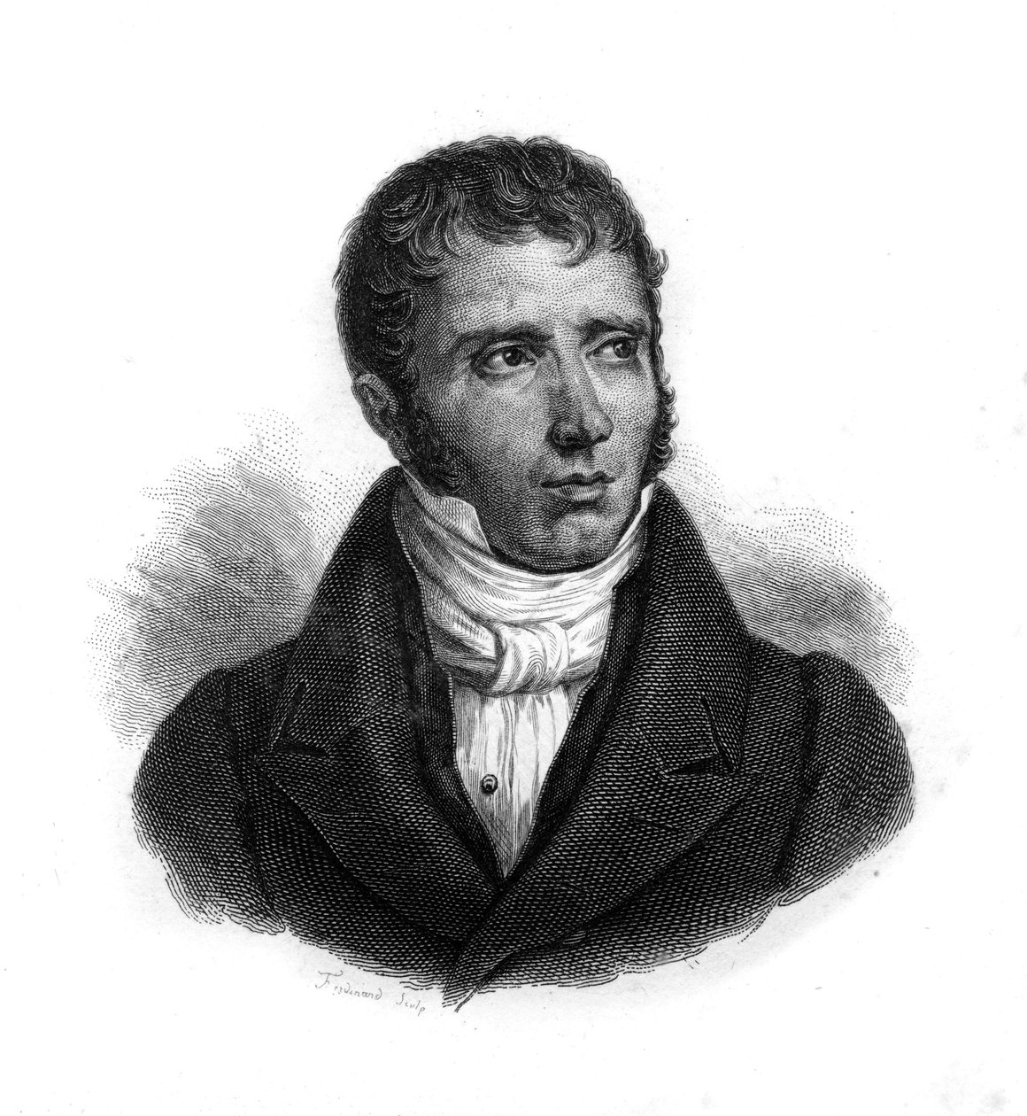 Portret Andre Marie Jean Jacques (Jean-Jacques) Dupin (1783-1865) (Dupin aine), francuski sędzia i polityk, rycina z XIX wieku autorstwa Unknown artist