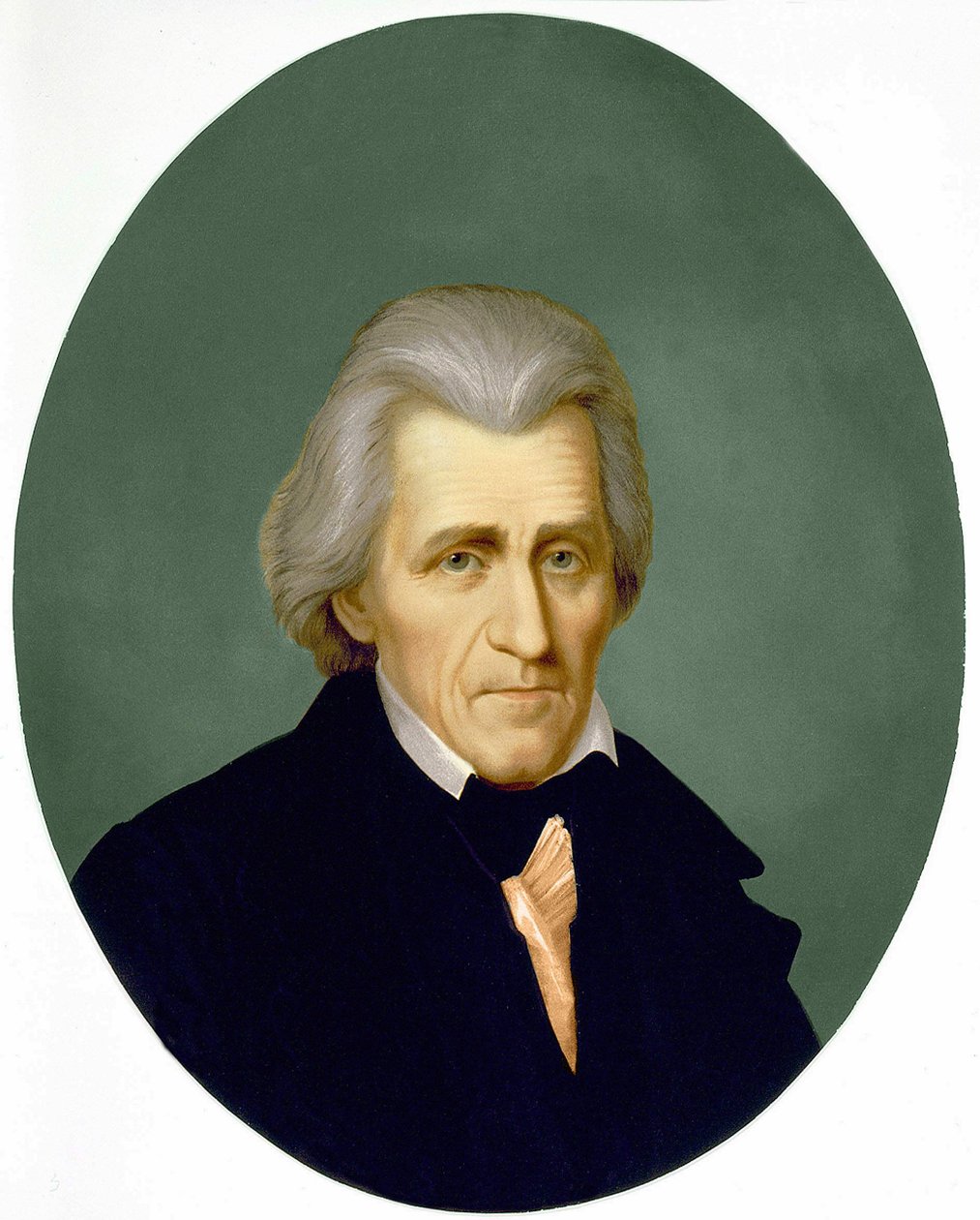 Portret Andrew Jacksona. Grawerowanie z XIX wieku. autorstwa Unknown artist