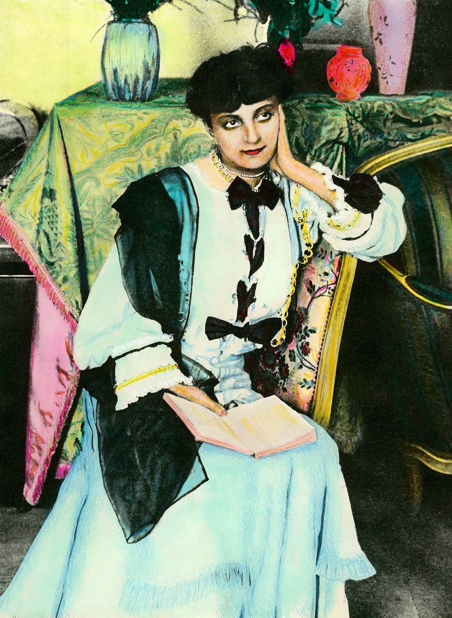 Portret Anny Mathieu de Noailles (Anna de Noailles) (1876 - 1933) kobiety listu. autorstwa Unknown artist