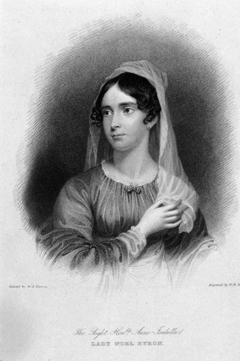 Portret Anne Isabelle Noel Byron (1792-1860), żony poety George