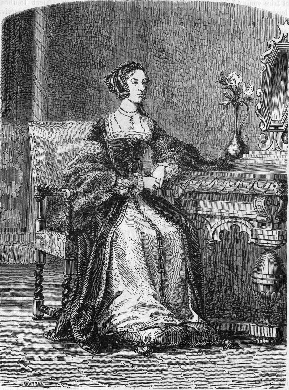 Portret Anny de Boleyn (Anna lub Ann Bolin i Anne Bullen autorstwa Unknown artist