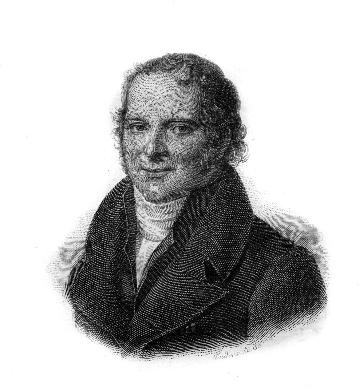 Portret Antoine François, hrabiego Fourcroy (1755 - 1809) Chemik, przyrodnik, lekarz, rycina z XIX wieku autorstwa Unknown artist