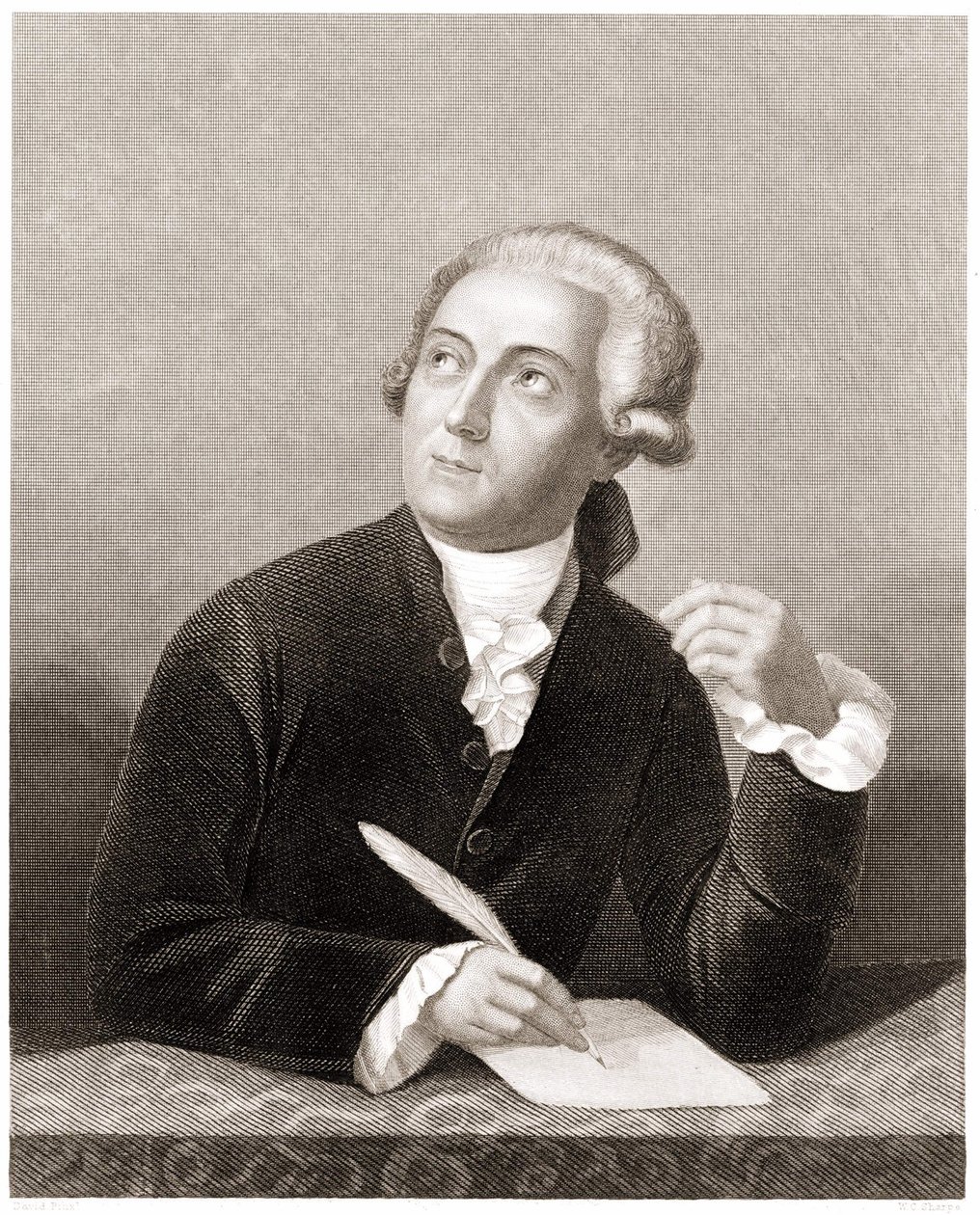 Portret Antoine Laurenta de Lavoisiera (1743 - 1794) autorstwa Unknown artist