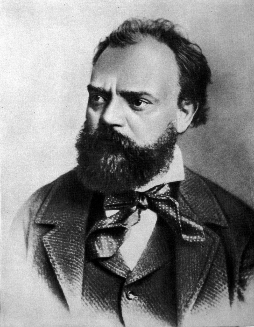Portret Antona (Antonina) Dvoraka (1841 - 1904), czeskiego kompozytora. autorstwa Unknown artist