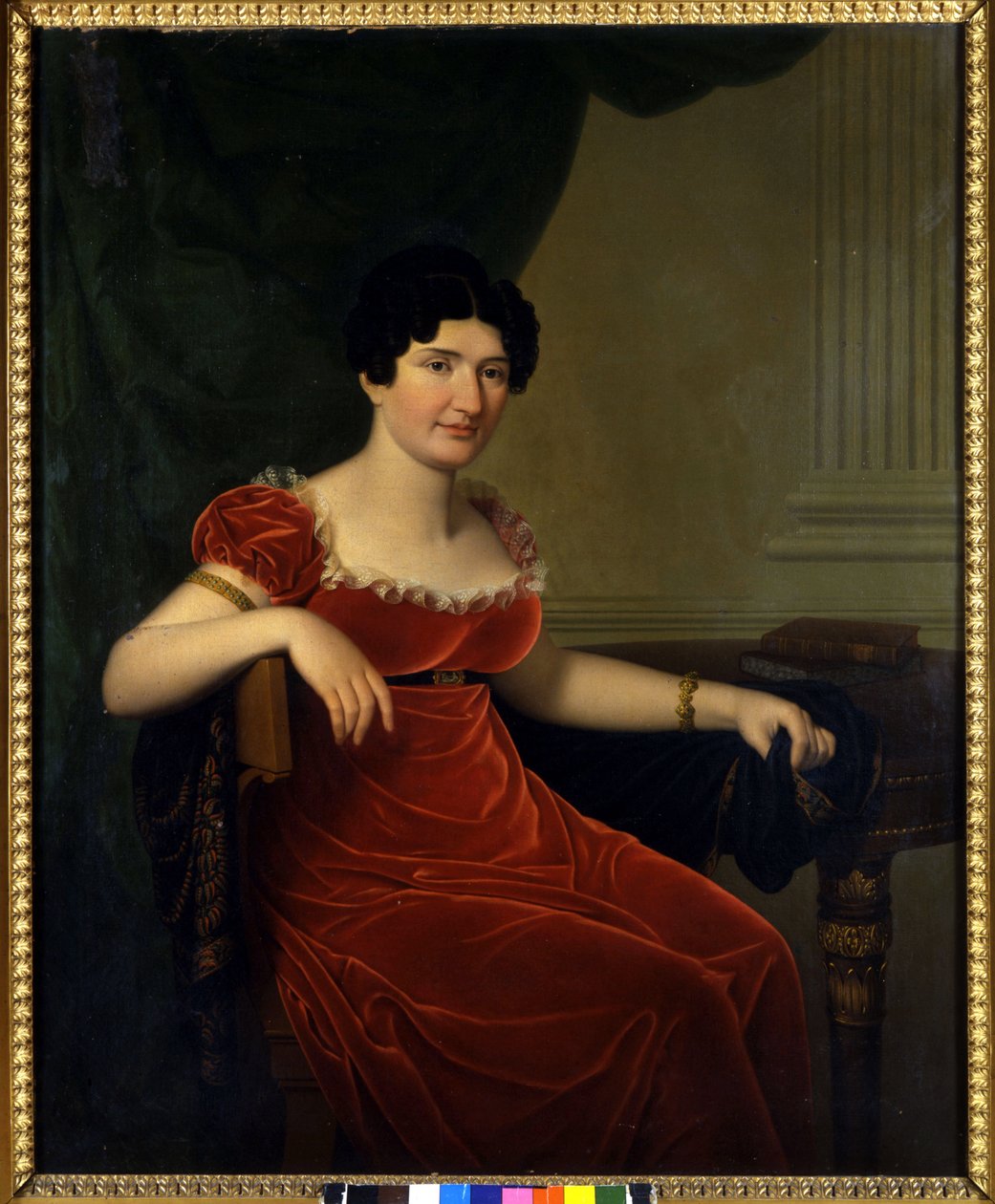 Portret Antonietty Fagnani Arese (1778-1847), ukochanej kobiety włoskiego poety Ugo Foscolo (1778-1827). Malarstwo XIX wieku autorstwa Unknown artist