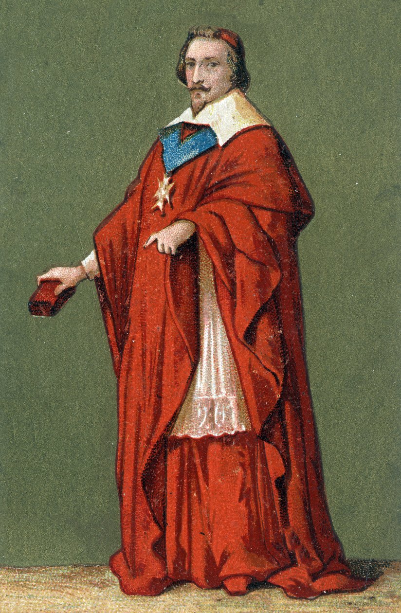 Portret Armanda Jeana Du Plessisa, kardynała de Richelieu (1585-1642) autorstwa Unknown artist