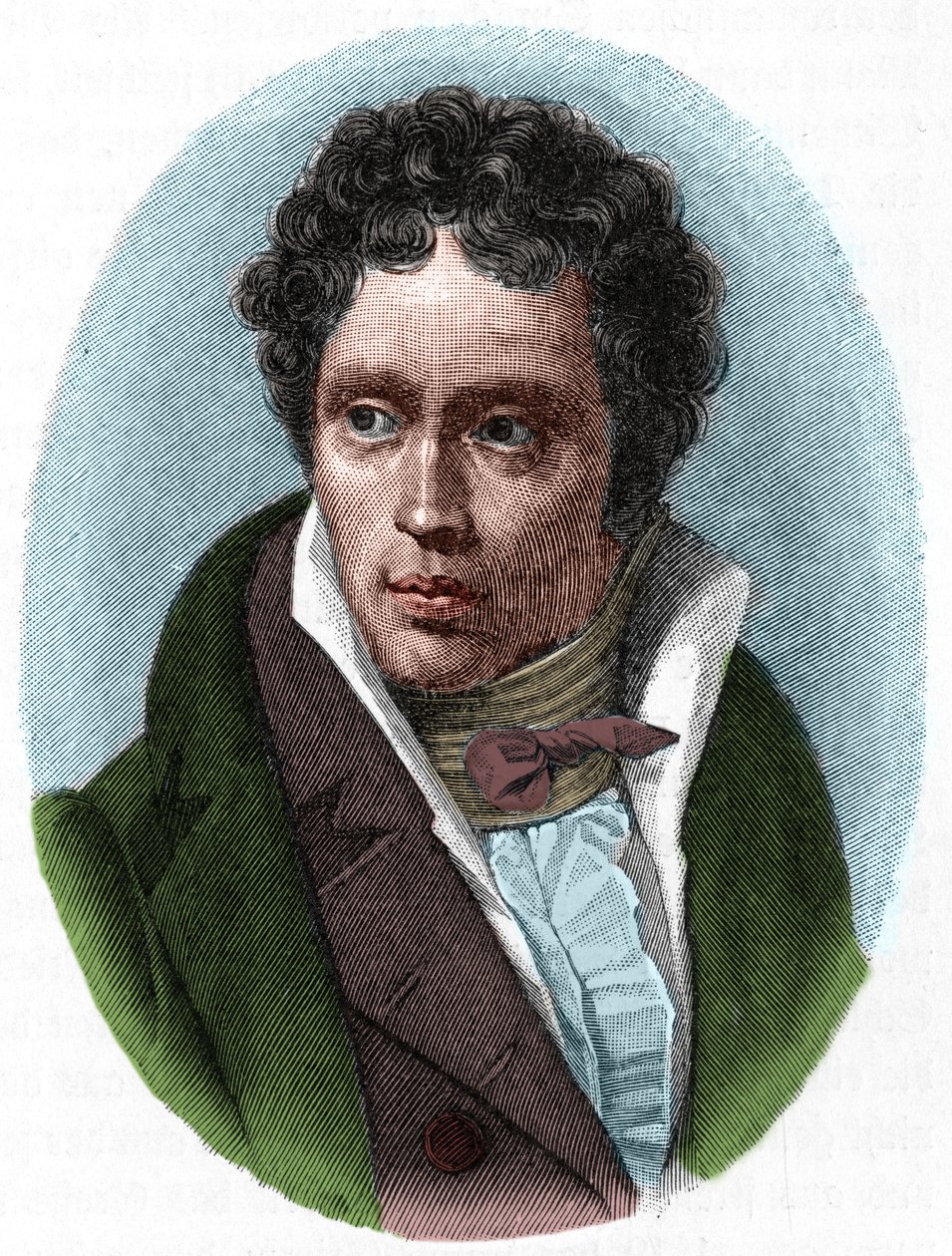 Portret Arthura Schopenhauera, niemieckiego filozofa (1788-1860). autorstwa Unknown artist
