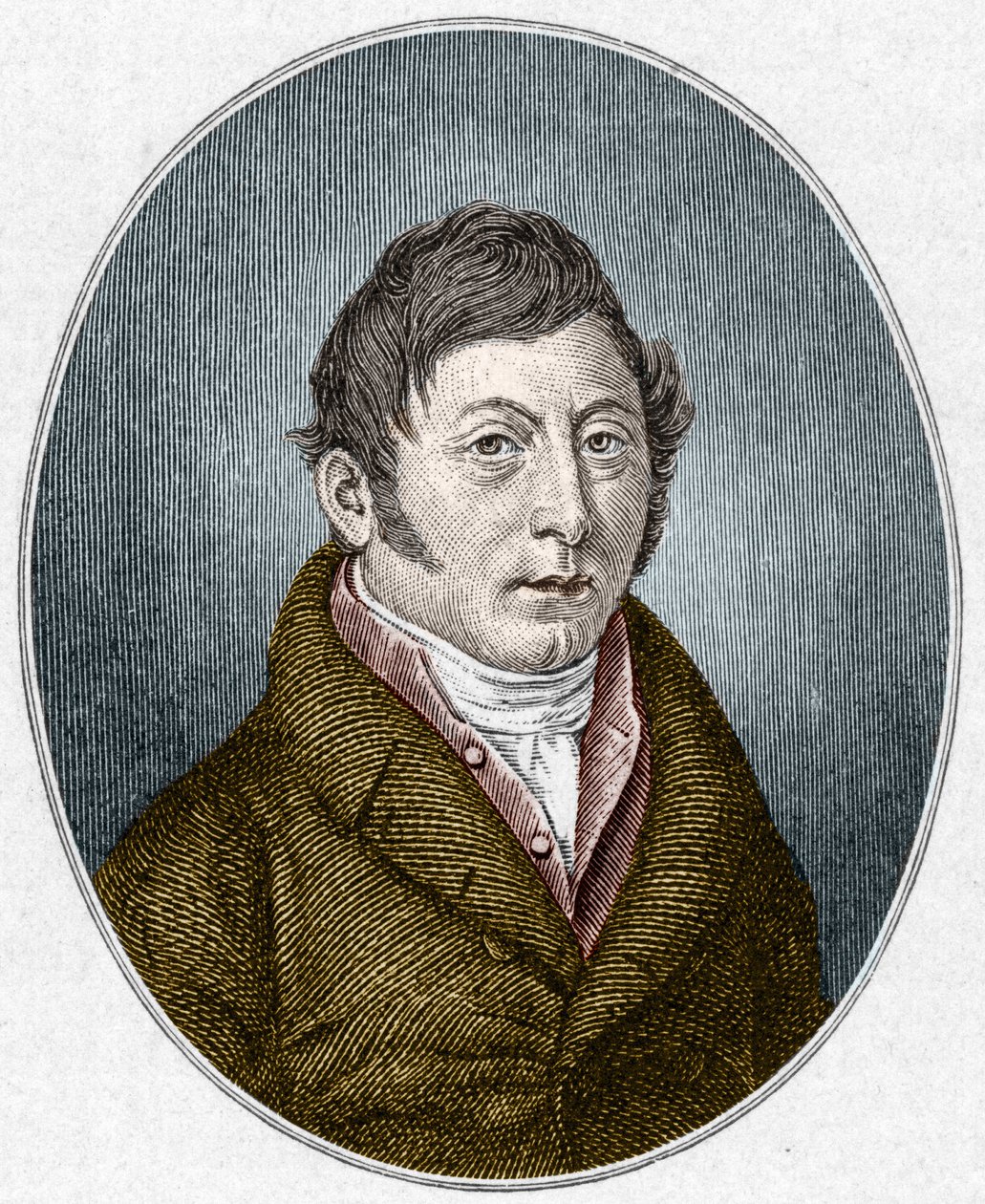 Portret Augusta Klingemanna (1777-1831), niemieckiego dramaturga. autorstwa Unknown artist