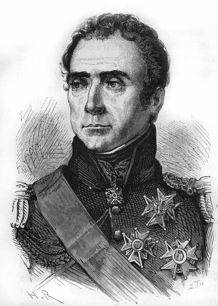 Portret Auguste Frederic Louis (Auguste-Frederic-Louis) autorstwa Viesse de Marmont (1774-1852), księcia Raguse, marszałka Francji. autorstwa Unknown artist