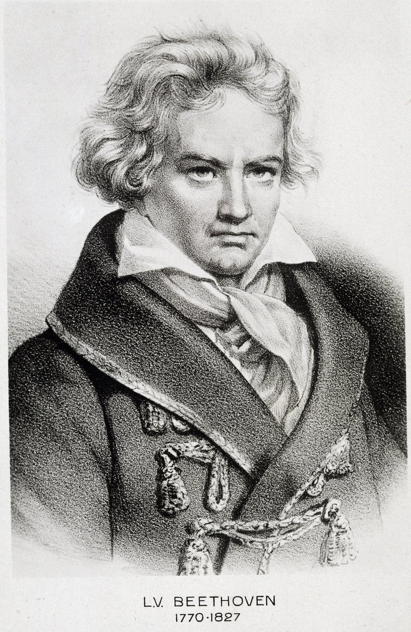 Portret Beethovena (1770 - 1827). autorstwa Unknown artist