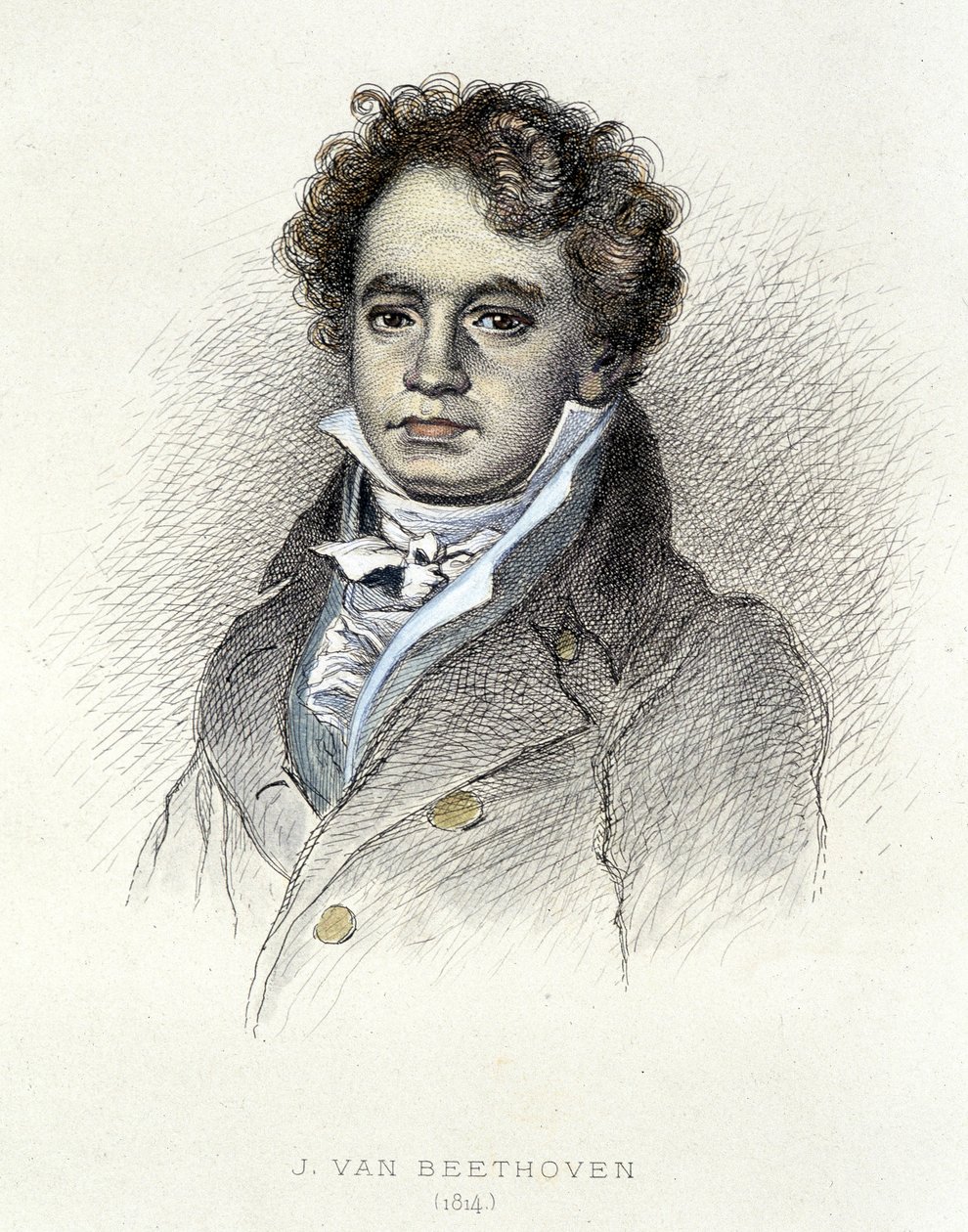 Portret Beethovena (1814) - grawer autorstwa Unknown artist