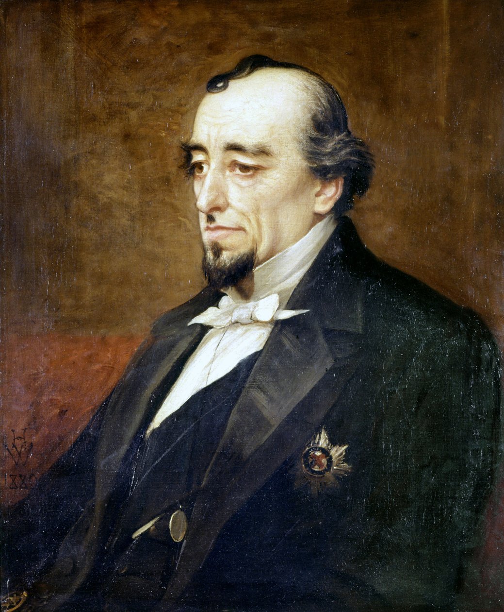 Portret Benjamina Disraeli (Lord Beaconsfield) autorstwa Unknown artist
