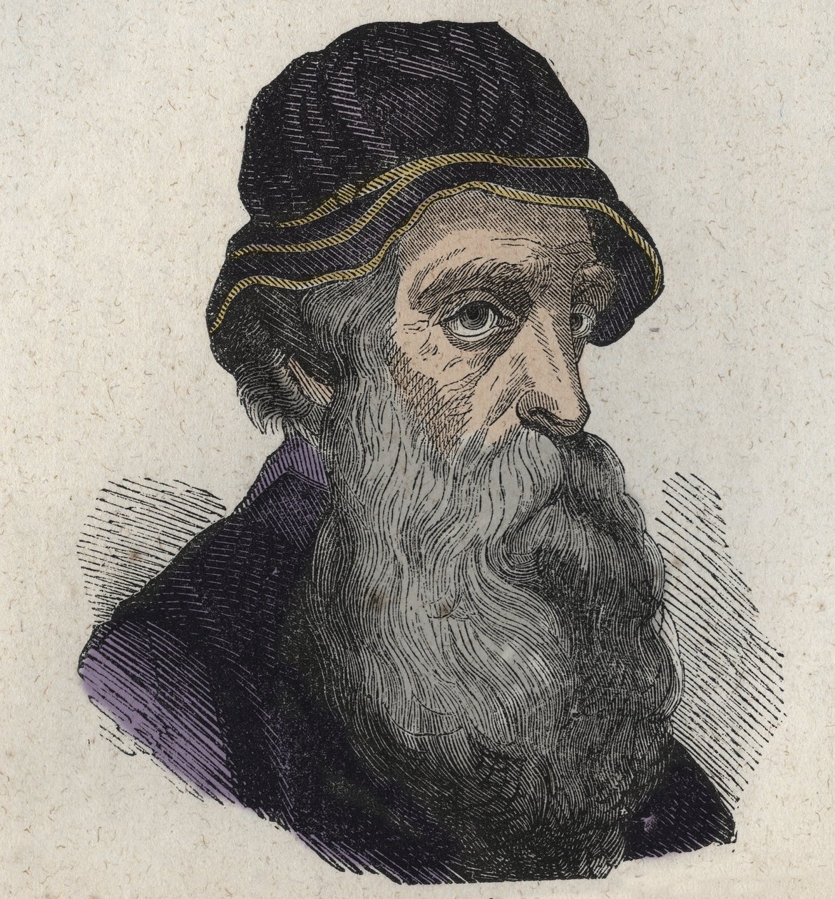 Portret Benvenuto Celliniego, włoskiego renesansowego rzeźbiarza, złotnika, rzeźbiarza i autora 1500-1571 autorstwa Unknown artist