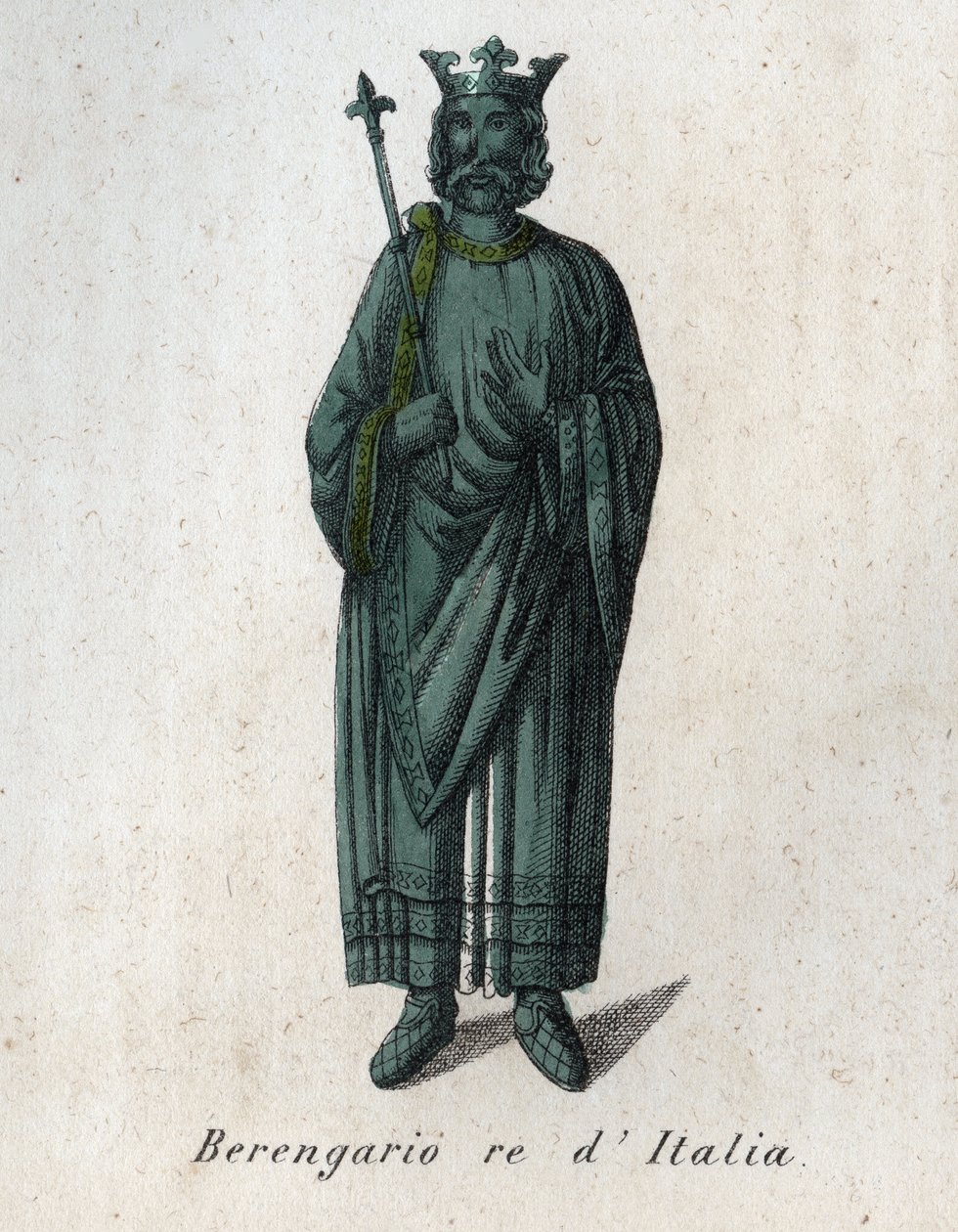 Portret króla Włoch Berengara II (900-966) - Berenger II ou ou ou Berenger d