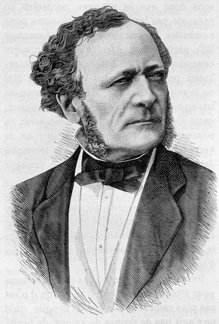 Portret w formie bufetu. Rycina z końca XIX wieku w „Histoire de France” H. Martina. autorstwa Unknown artist