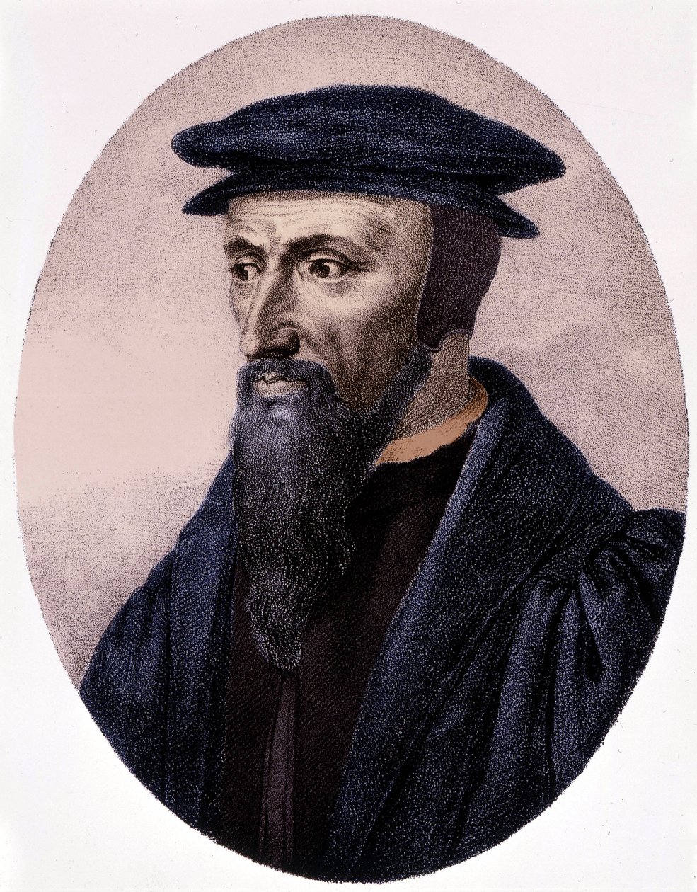 Portret Kalwina (1509-1564). autorstwa Unknown artist