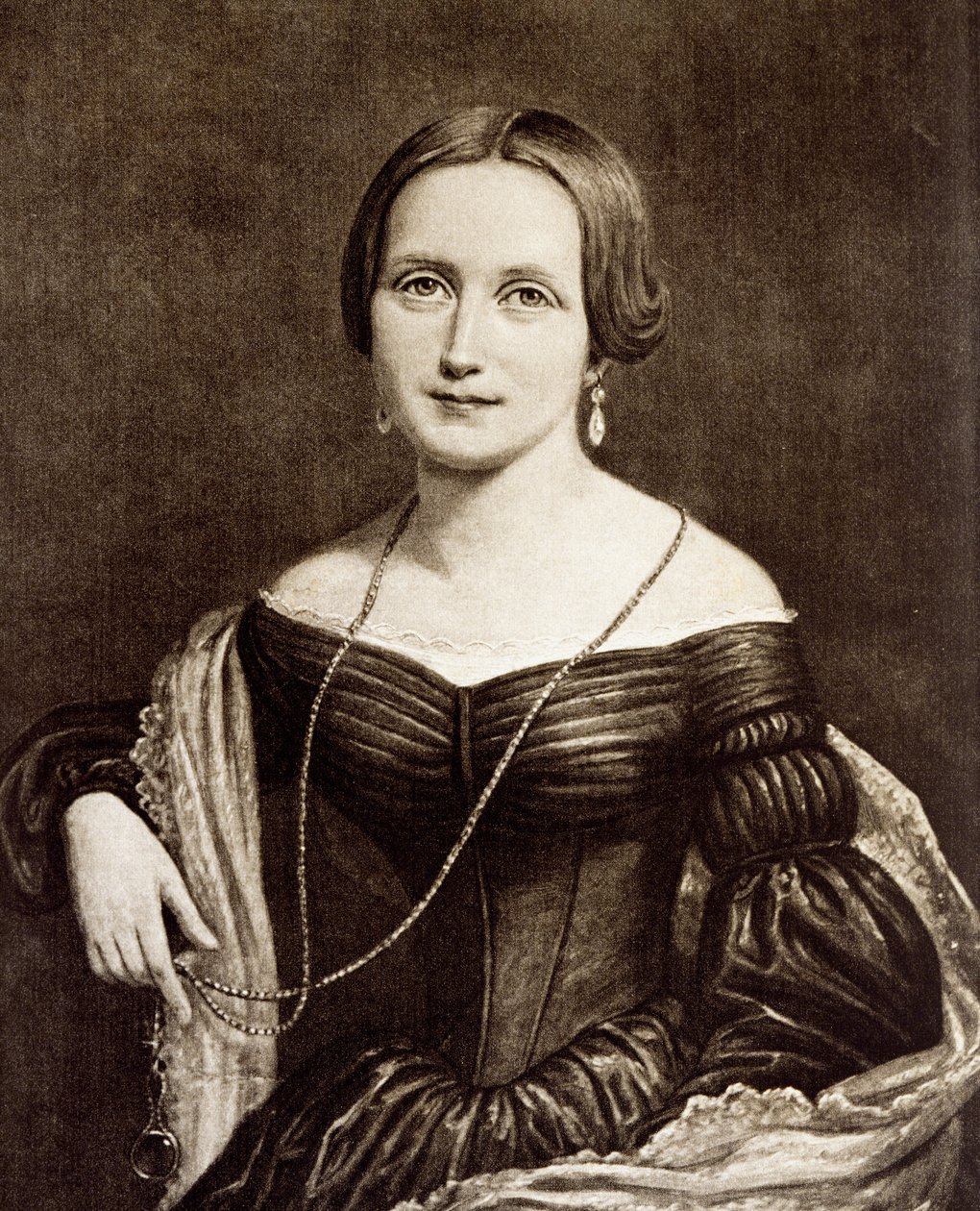 Portret Camilli Collet autorstwa Unknown artist
