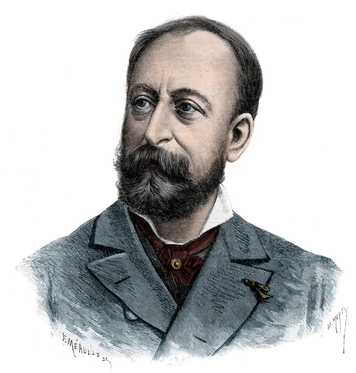 Portret Camille Saint-Saens (Saint Saens autorstwa Unknown artist