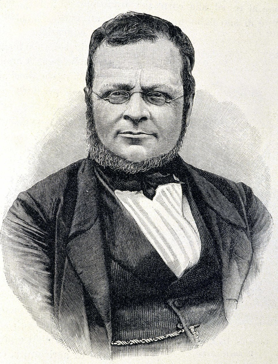 Portret Camillo Benso, hrabiego Cavour (1810-1861), włoskiego męża stanu, po zdjęciu z 1860 r. autorstwa Unknown artist