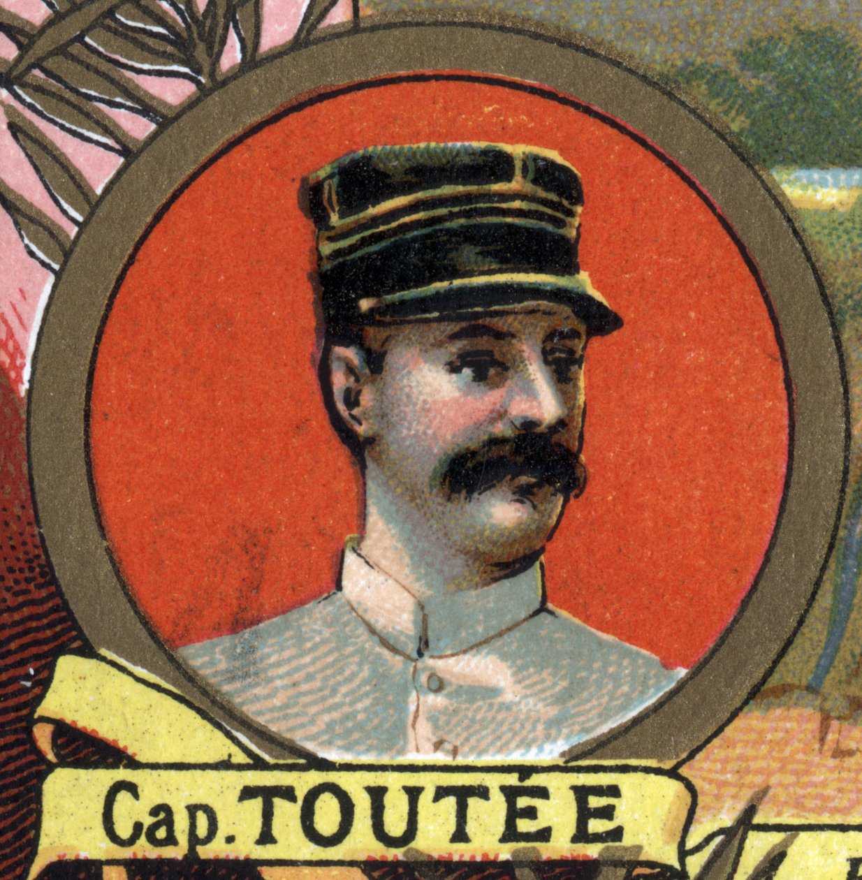 Portret kapitana Toutee francuskiego odkrywcy. autorstwa Unknown artist