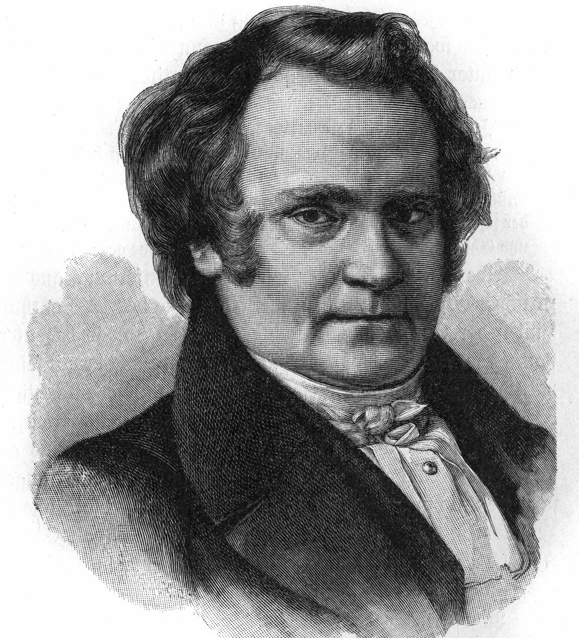 Portret Carla (Karla) Leberechta Immermanna (1796-1840) Niemiecki poeta, powieściopisarz i sędzia. autorstwa Unknown artist