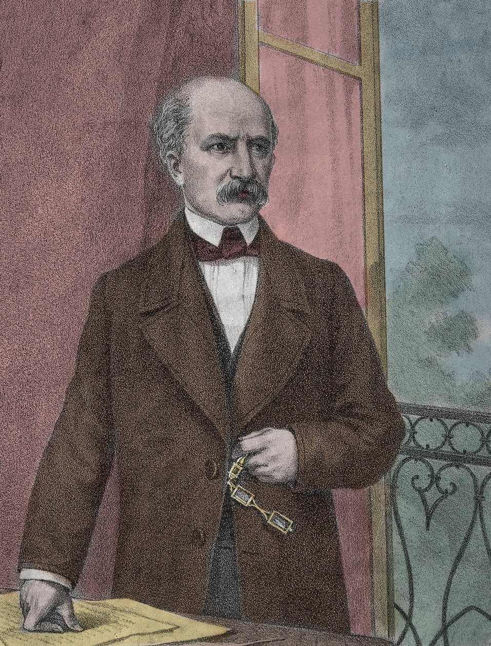 Portret Carlo Cattaneo (1801-1869), włoski patriota, filozof - Portret patrioty, filozofa, myśliciela politycznego Carlo Cattaneo (1801-1869) autorstwa Unknown artist