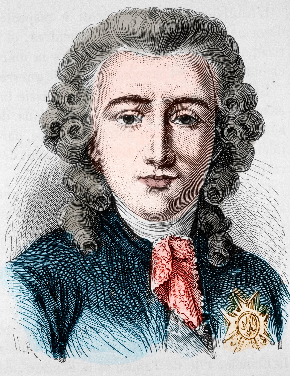Portret Charlesa Alexandre de Calonne, francuskiego polityka (1734 -1802) - w ""L