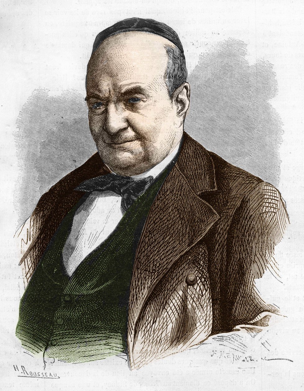 Portret Charlesa Augustina Sainte Beuve (1804 - 1869) (Sainte-Beuve), pisarza, dziennikarza i krytyka literackiego. autorstwa Unknown artist