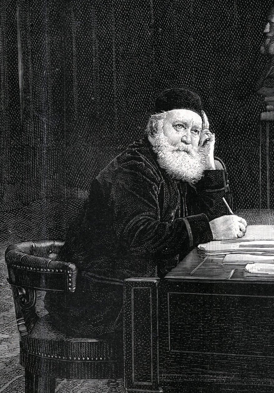 Portret Charlesa Gounoda (1818-1893), francuskiego kompozytora. autorstwa Unknown artist